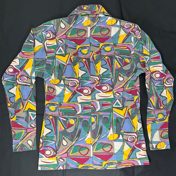 Kenzo Paris vintage top in subdued modern pattern - Picture 4 of 4